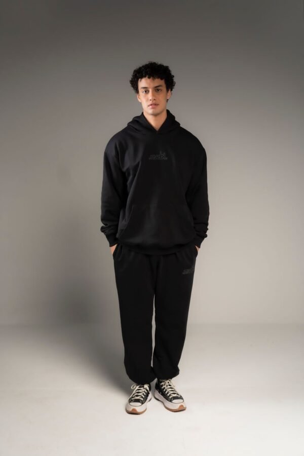 Basic Black Hoodie - Image 2