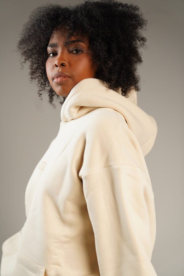 Basic Beige Hoodie - Image 2