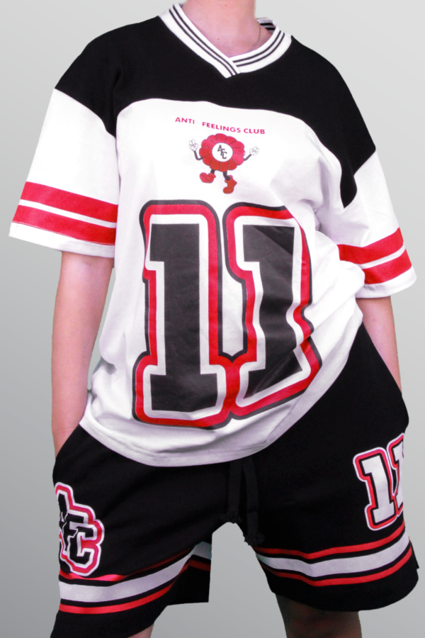 AFC Shorts - Black / Red (Oversized Shorts) - Image 2