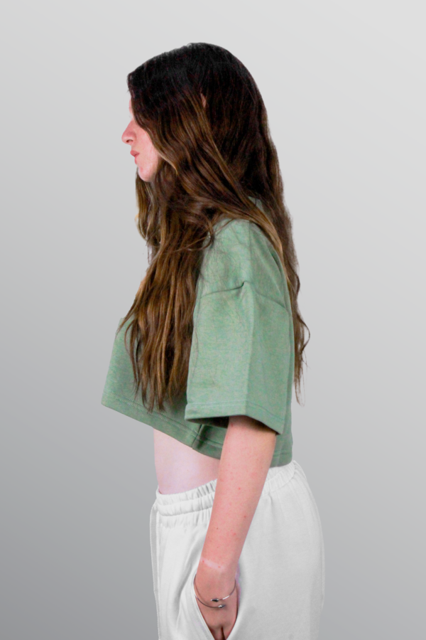 Basic - Crop-Top Green (Shirt) - Image 4