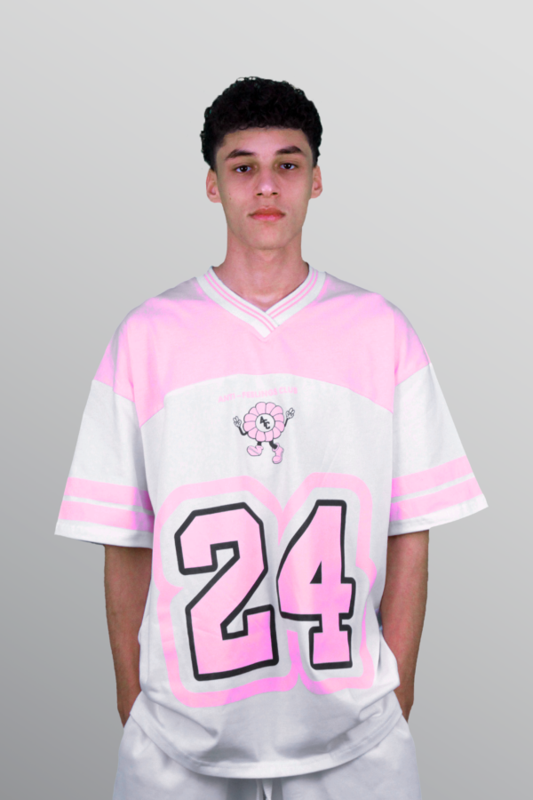 AFC JERESRY - White / Pink (Oversized)