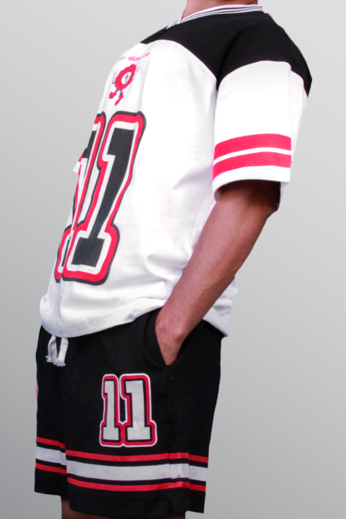 AFC Shorts – Black / Red (Oversized Shorts)